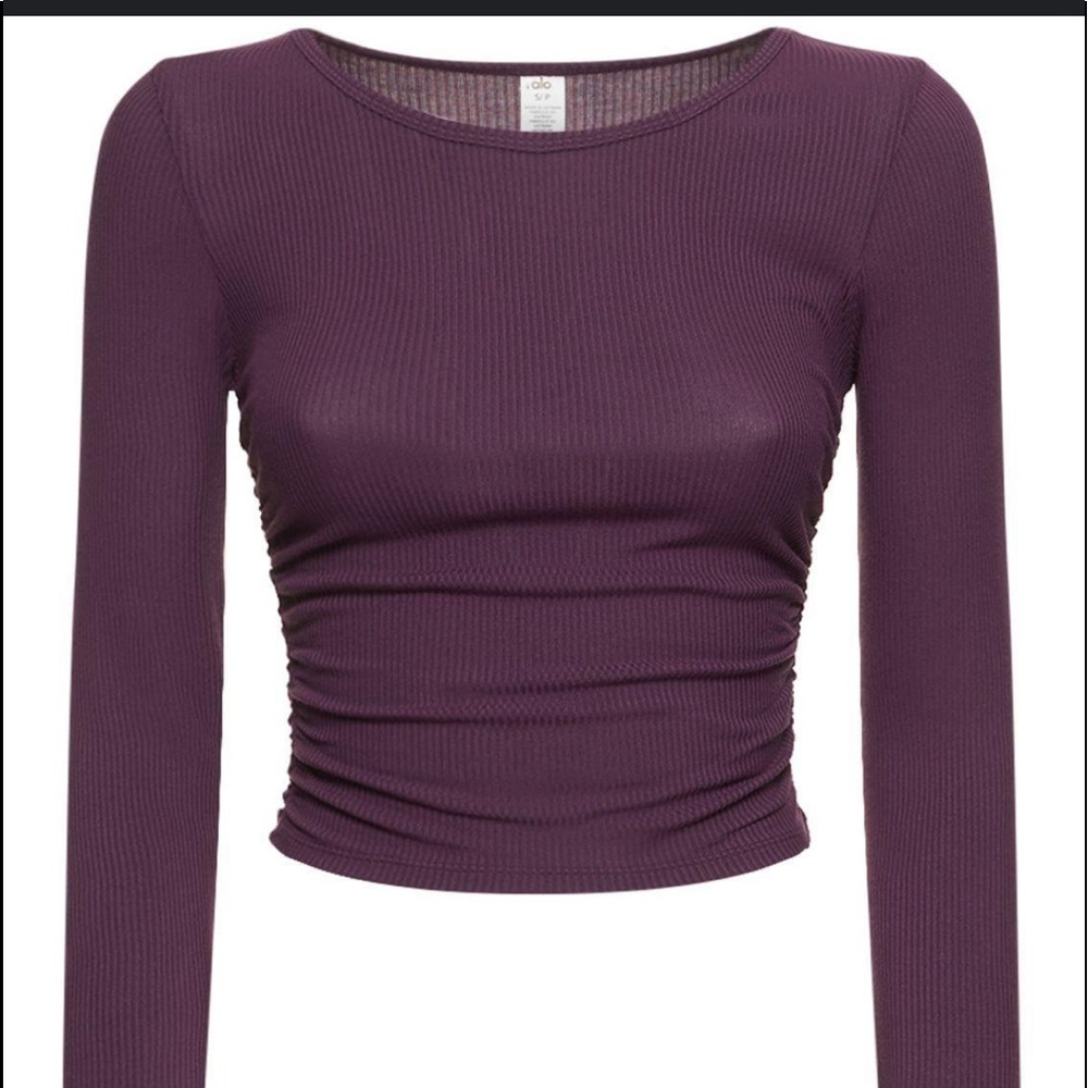 Alo yoga gather long sleeve